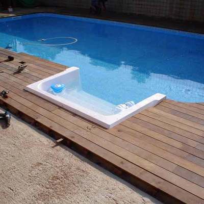 Acabados de madera piscinas