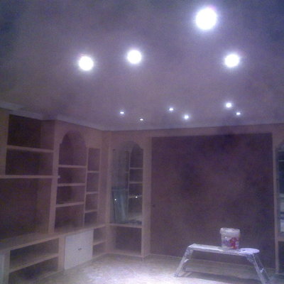 alisar,pintar y focos de luz