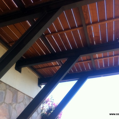 Ampliacion de terraza con tarima de iroko 