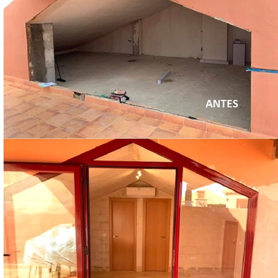 Aprovechamiento de espacio abuhardillado