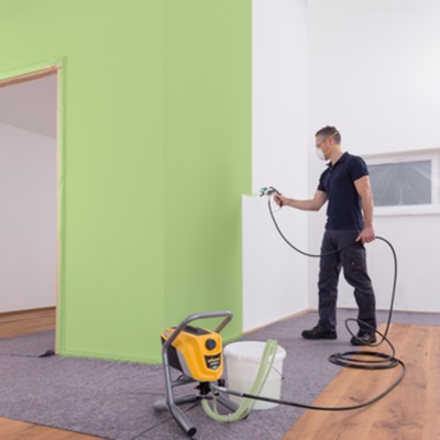 Aplicación de Pintura con Maquina