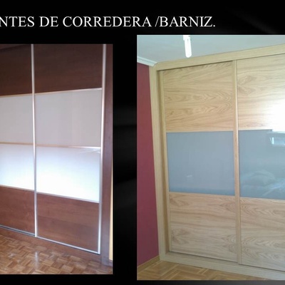 Armario empotrado con puertas correderas