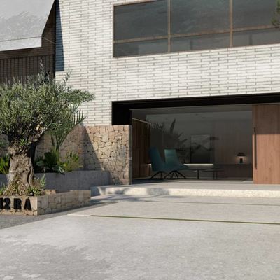 Hall entrada viviendas