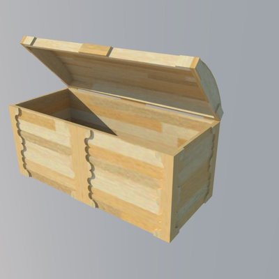 Baúl exterior pino