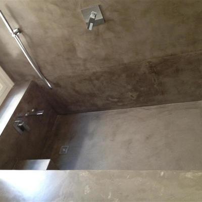 Bañera microcemento
