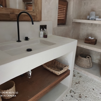 Baño estilo  mediterraneo