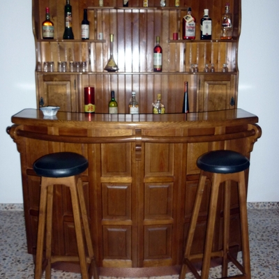 barra en pino 