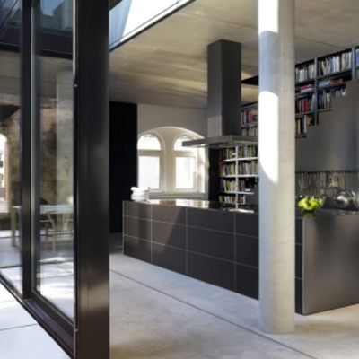bulthaup b3 acabado aluminio oscuro.