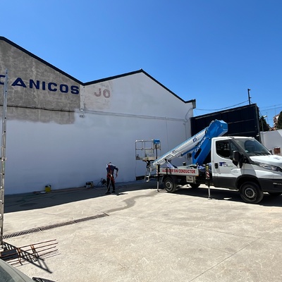 Proceso de pintura exterior