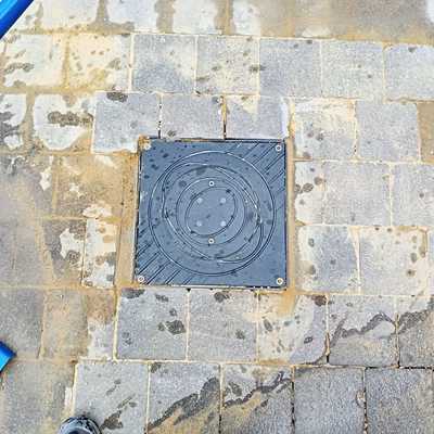 Remate obra civil bolardo enterrado