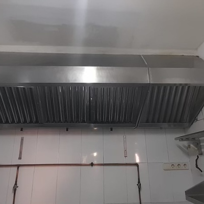 Limpieza de campana industrial