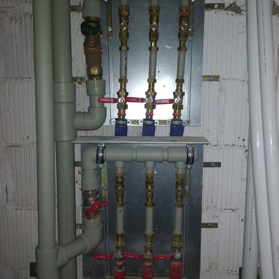 Montaje de sistema de distribución de agua