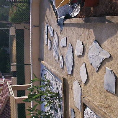 camino de piedra.