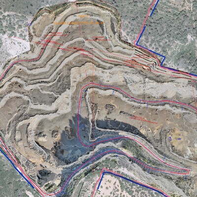 Levantamientos topográficos con dron.