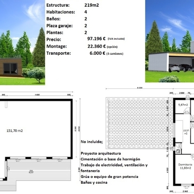 Casa minimalista con acabado monocapa exterior