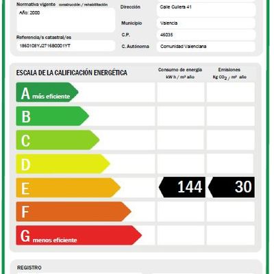 Ejemplo Certificado eficiencia energética