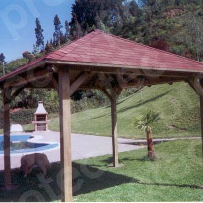 Cenador cuatro aguas