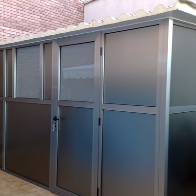 cerramiento en color inox