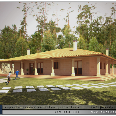 Chalet en 3d