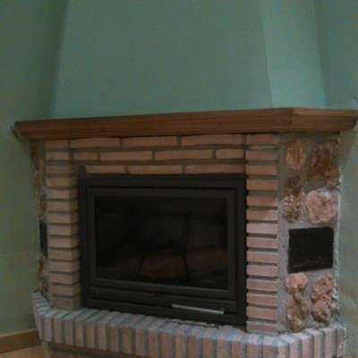 chimenea cerrada