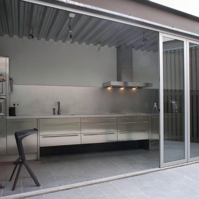 Cocina de Acero inoxidable