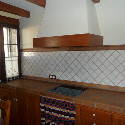 cocina encimera de obra