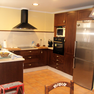 cocina madera roble