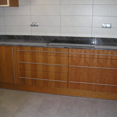 cocina de cerezo