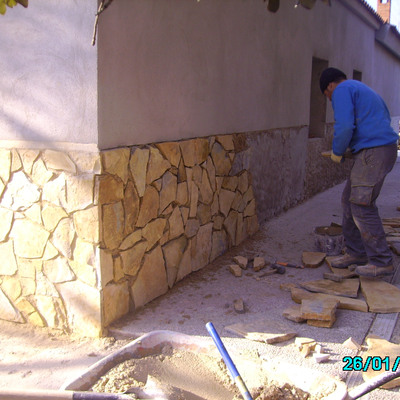 colocación piedra