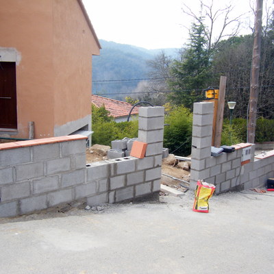 construccio de un muro