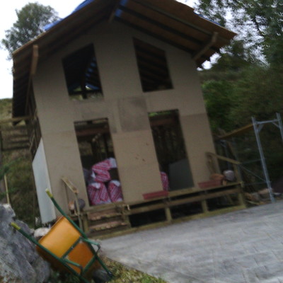 construcción de casas de madera