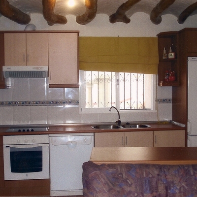 Construcción de cocina rustica