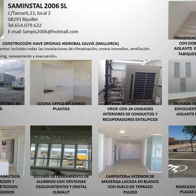 Construcción nave oficinas hidrobal (CALVIÀ-MALLORCA)