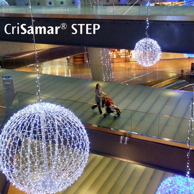 CriSamar STEP, vidrio pisable antideslizante