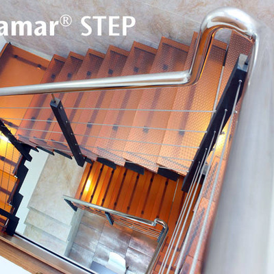 CriSamar STEP, vidrio pisable antideslizante