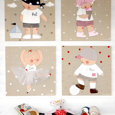 Cuadros infantiles personalizados