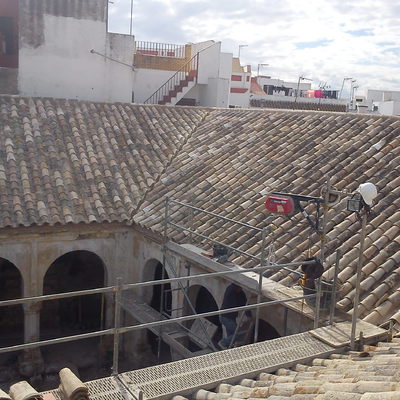 cubierta teja vieja