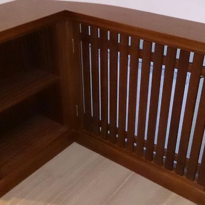cubreradiadores en madera de sapelly 