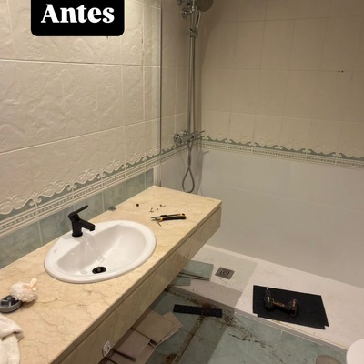 El antes del baño