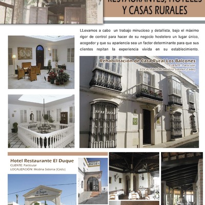 TRABAJOS DE HOTELES Y CASAS RURALES