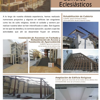 TRABAJOS DE ESPACIOS ECLESIÁSTICOS
