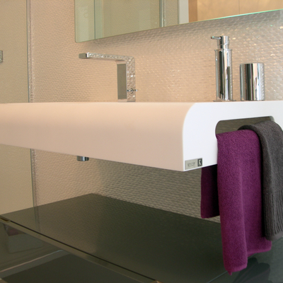 Detalle baño de exposición