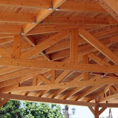 Detalle construcción estructura octogonal (1)