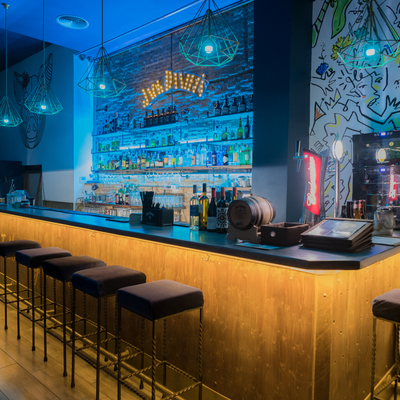 Diseño interior de restaurante