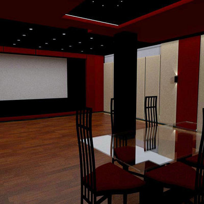 Diseño de Cine en vivienda unifamiliar