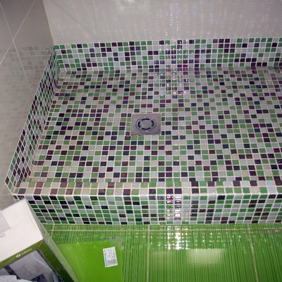 DUCHA DE OBRA ACABADO CON GRESITE