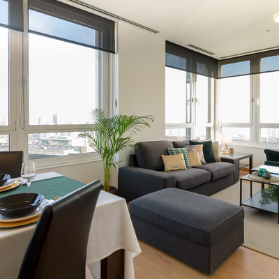 Salón Comedor | Dúplex Diagonal Mar | by Carmela Cebrián