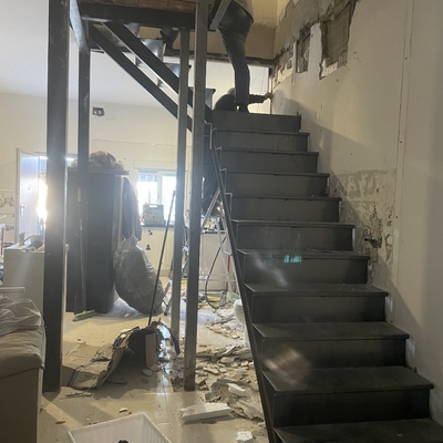 Escalera de chapa