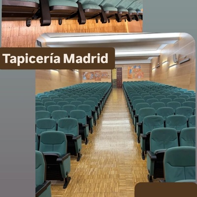 Salón de actos, Butacas retapizadas por completo!