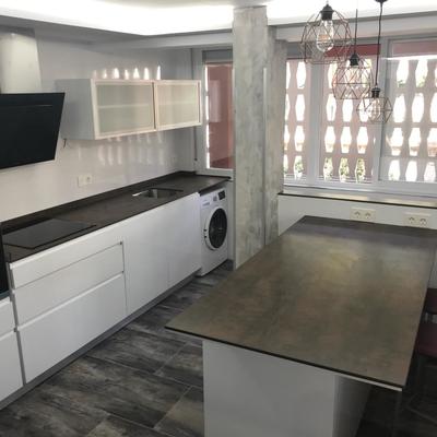 Cocina totalmente abierta